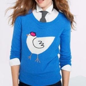 J Crew French hen pullover
